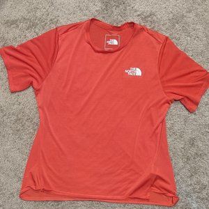 The North Face red shirt